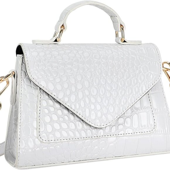 Crocodile Crossbody Shoulder Bags for Women, Small Trendy Purse for Phone, Women - Picture 2 of 8